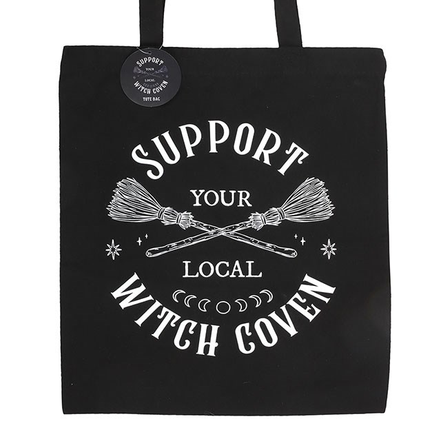 Support Your Local Witch Coven Polycotton Tote Bag - Image 4