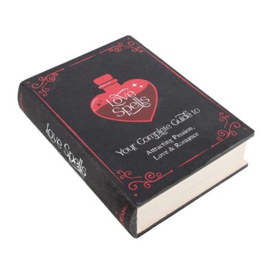 Love Spells Book Shaped Storage Box
