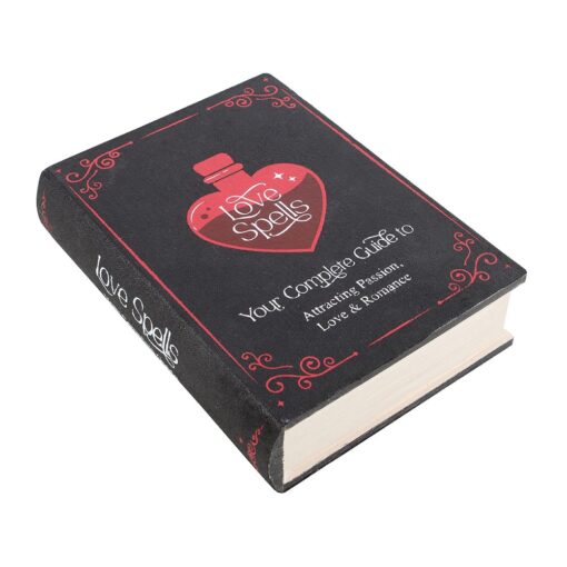 Love Spells Book Shaped Storage Box