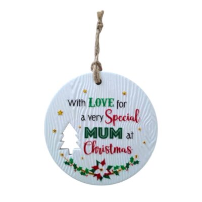 Special Mum Christmas Wishes Plaque