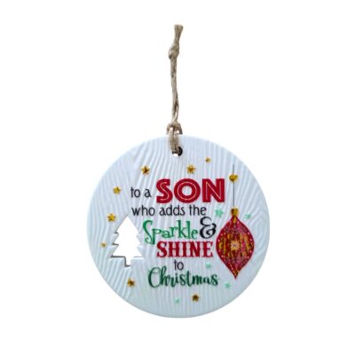 Son Christmas Wishes Plaque