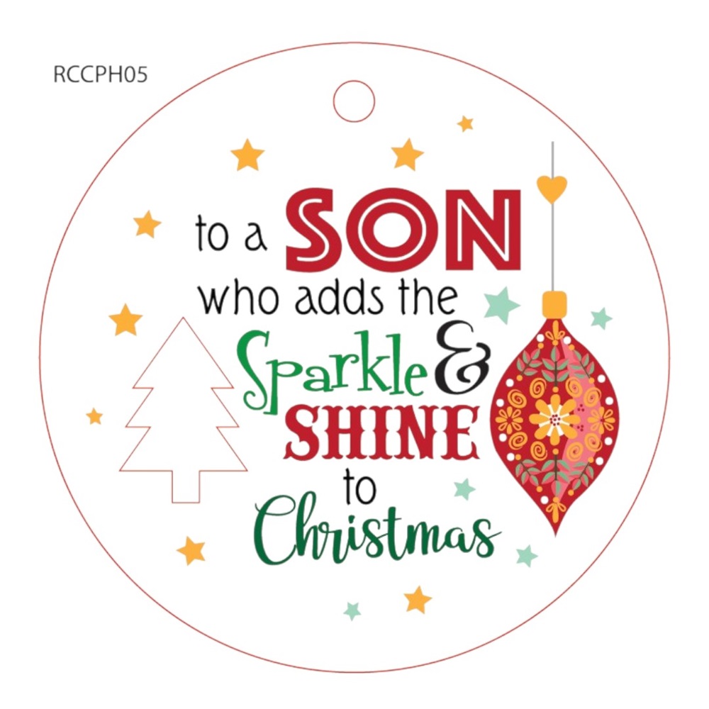 Son Christmas Wishes Plaque - Image 2