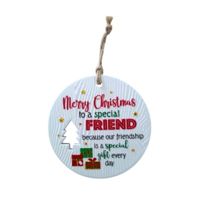 Special Friend Christmas Wishes Plaque