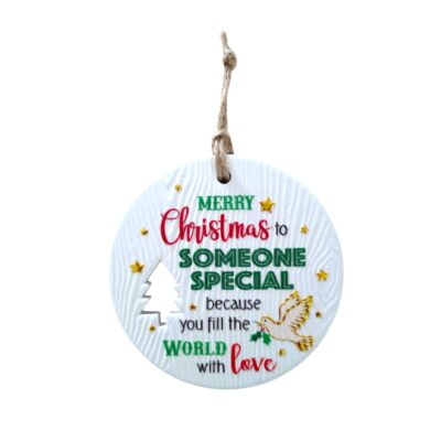 Someone Special Christmas Wishes Plaque