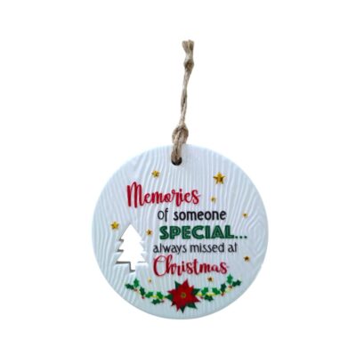 Someone Special Memories Christmas Wishes Plaque
