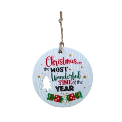 Most Wonderful Christmas Wishes Plaque