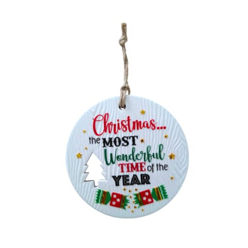 Most Wonderful Christmas Wishes Plaque