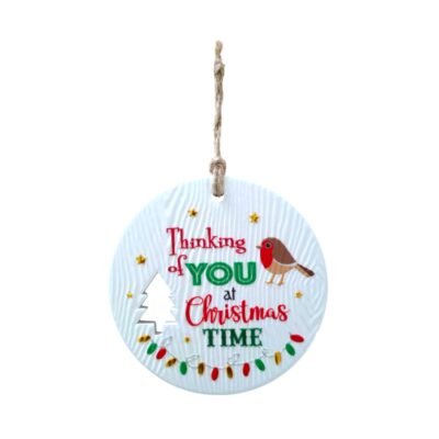 Thinking Of You Christmas Wishes Plaque