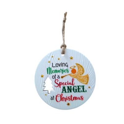 Angel Memories Christmas Wishes Plaque