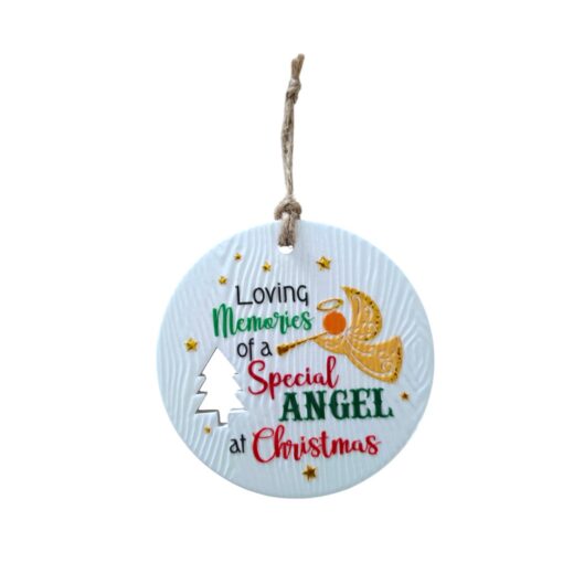 Angel Memories Christmas Wishes Plaque