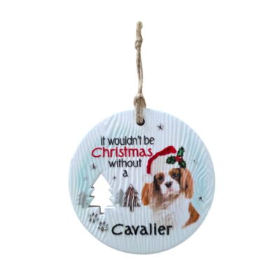 Cavalier Christmas Wishes Plaque