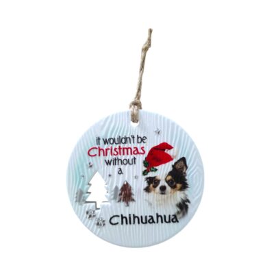 Chihuahua Long Christmas Wishes Plaque