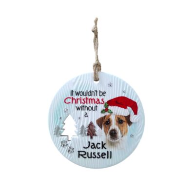Jack Russell Christmas Wishes Plaque
