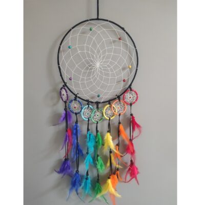 Chakra 8 Hoop Dreamcatcher 25cm SALE