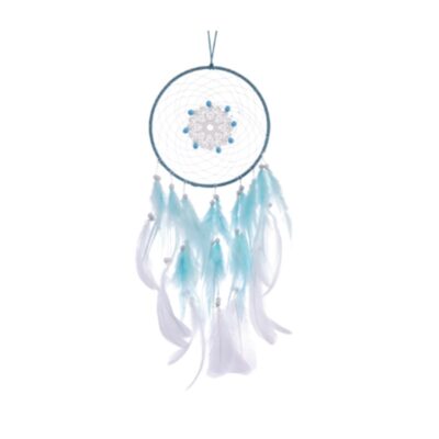 Turquoise with Beads Dreamcatcher 20cm SALE