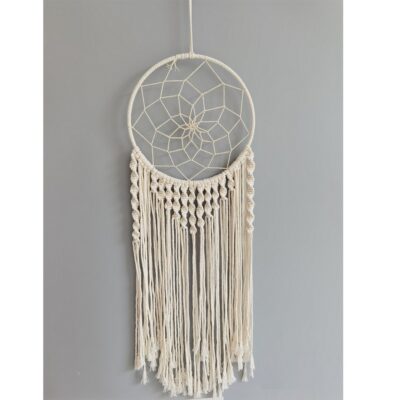 Cream Spiral Dreamcatcher 25cm SALE