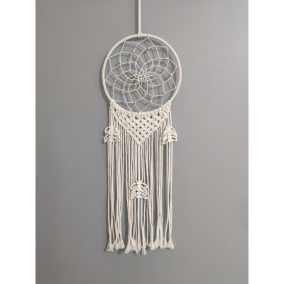 Cream Macrame Dreamcatcher 20cm SALE