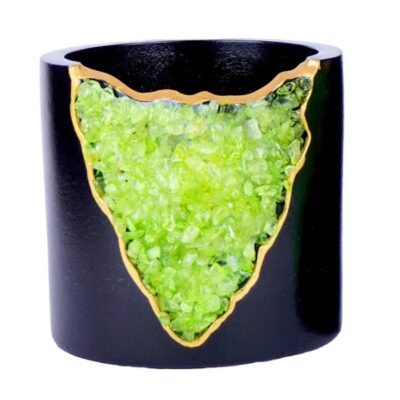 Peridot Crystal Planter 4" SALE