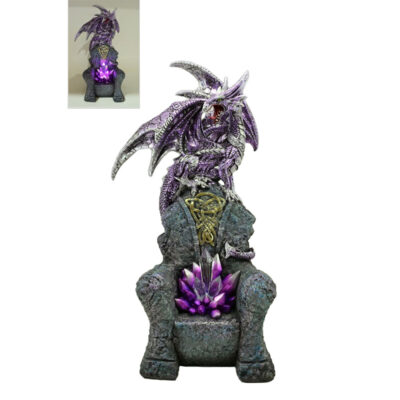 Dragon On Throne Purple LED SALE