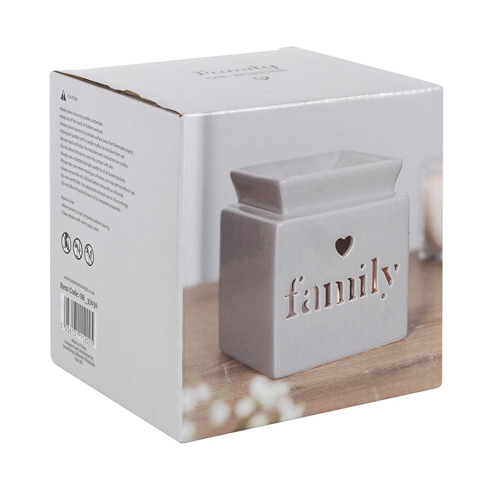 Grey Family Cut Out Oil Burner CLEARANCE - Image 3