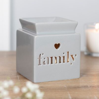 Grey Family Cut Out Oil Burner CLEARANCE