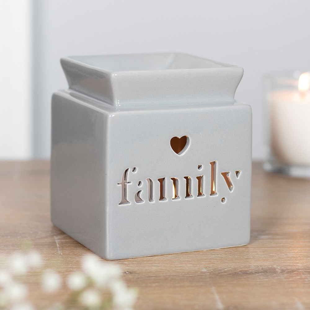 Grey Family Cut Out Oil Burner CLEARANCE