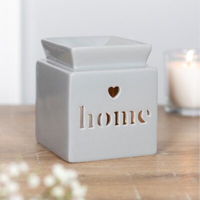 Grey Home Cut Out Oil Burner CLEARANCE