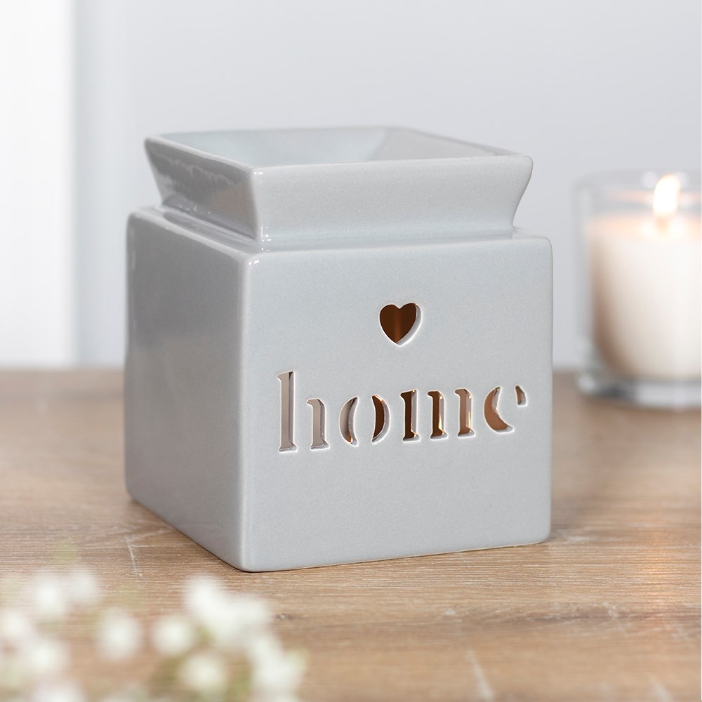 Grey Home Cut Out Oil Burner CLEARANCE