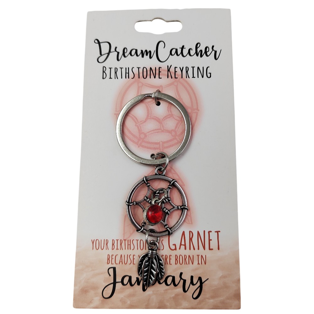 January Dreamcatcher Keyring