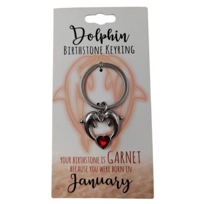 January Dolphin Keyring