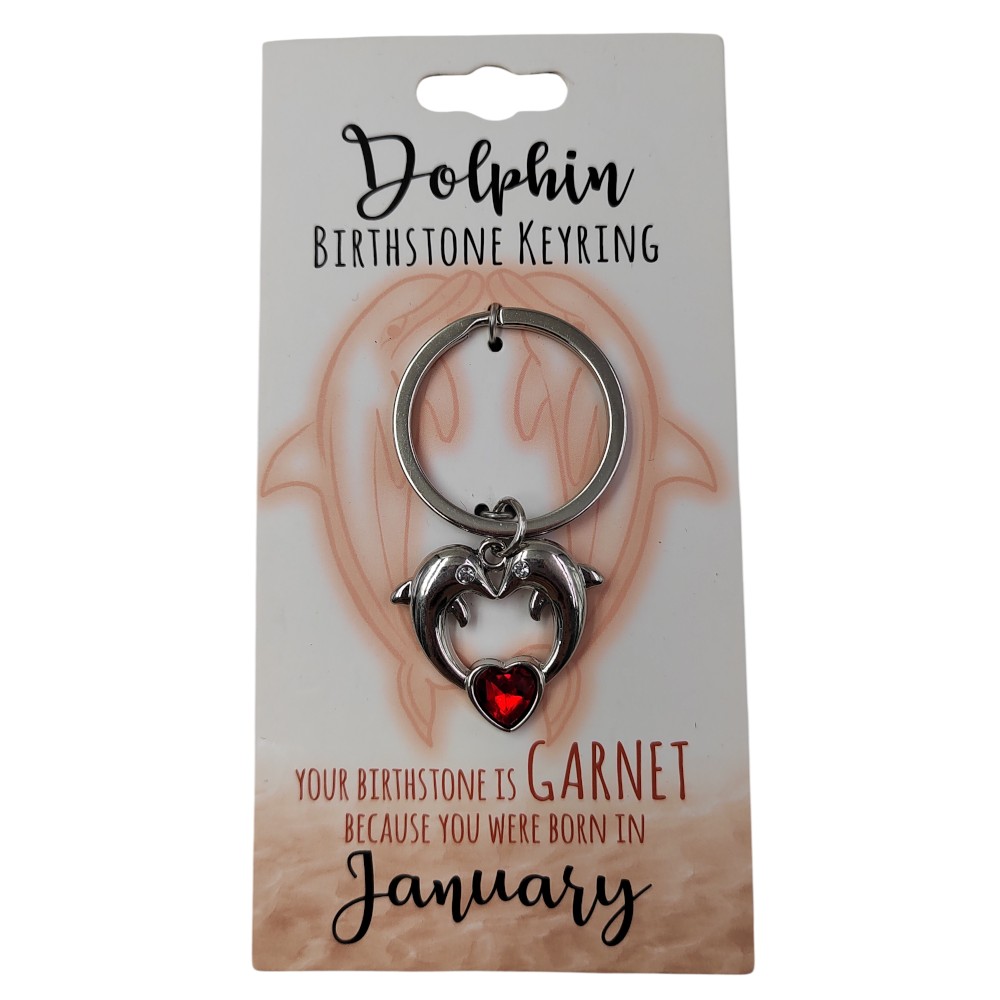 January Dolphin Keyring