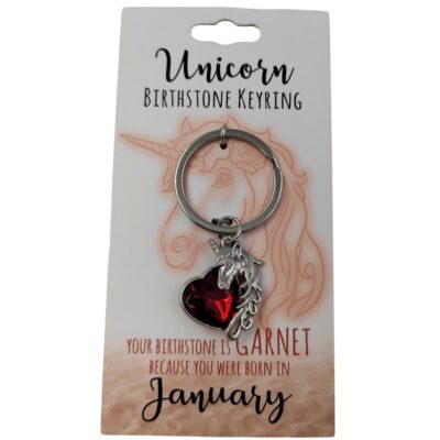 January Unicorn Keyring