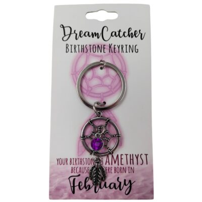 February Dreamcatcher Keyring