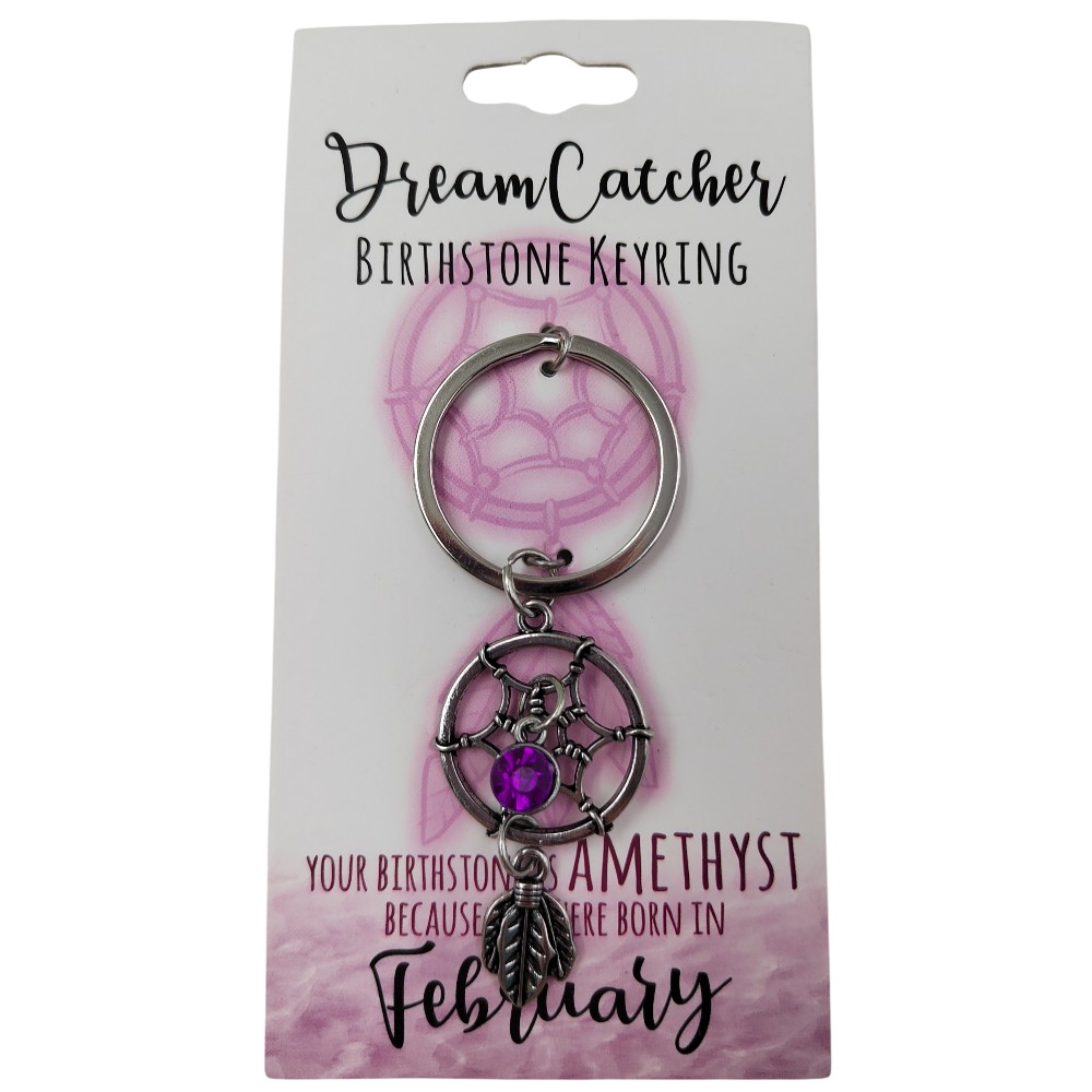 February Dreamcatcher Keyring