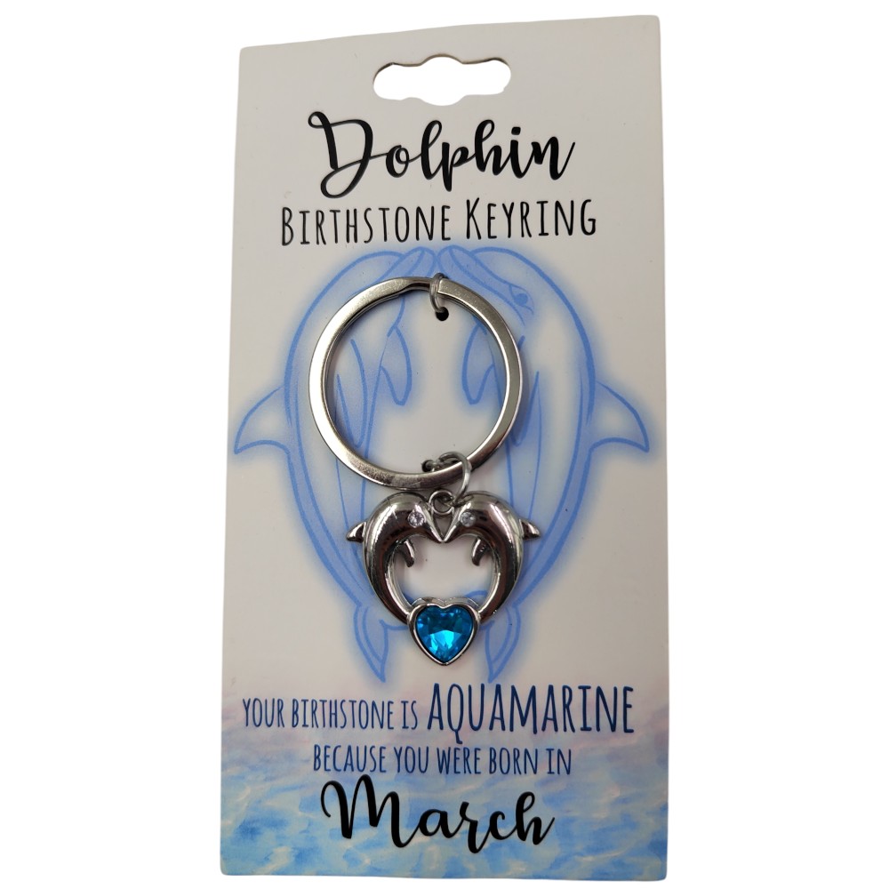 March Dolphin Keyring