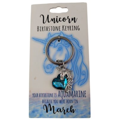 March Unicorn Keyring