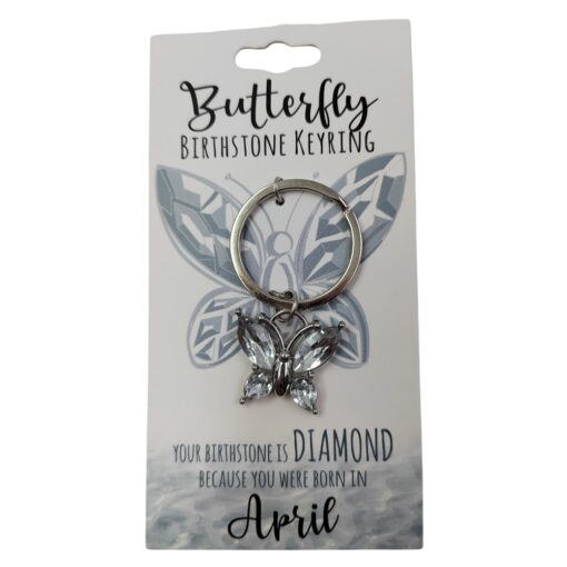 April Butterfly Keyring - Deja Vu