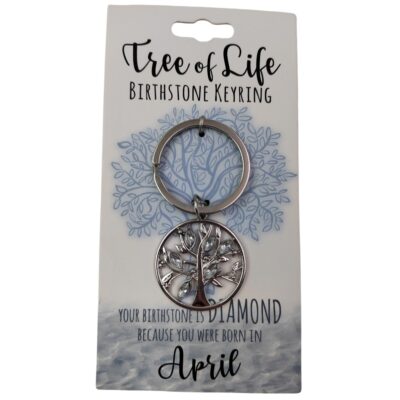 April Tree Of Life Keyring
