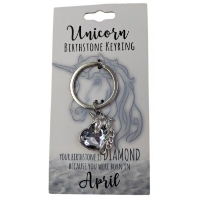 April Unicorn Keyring