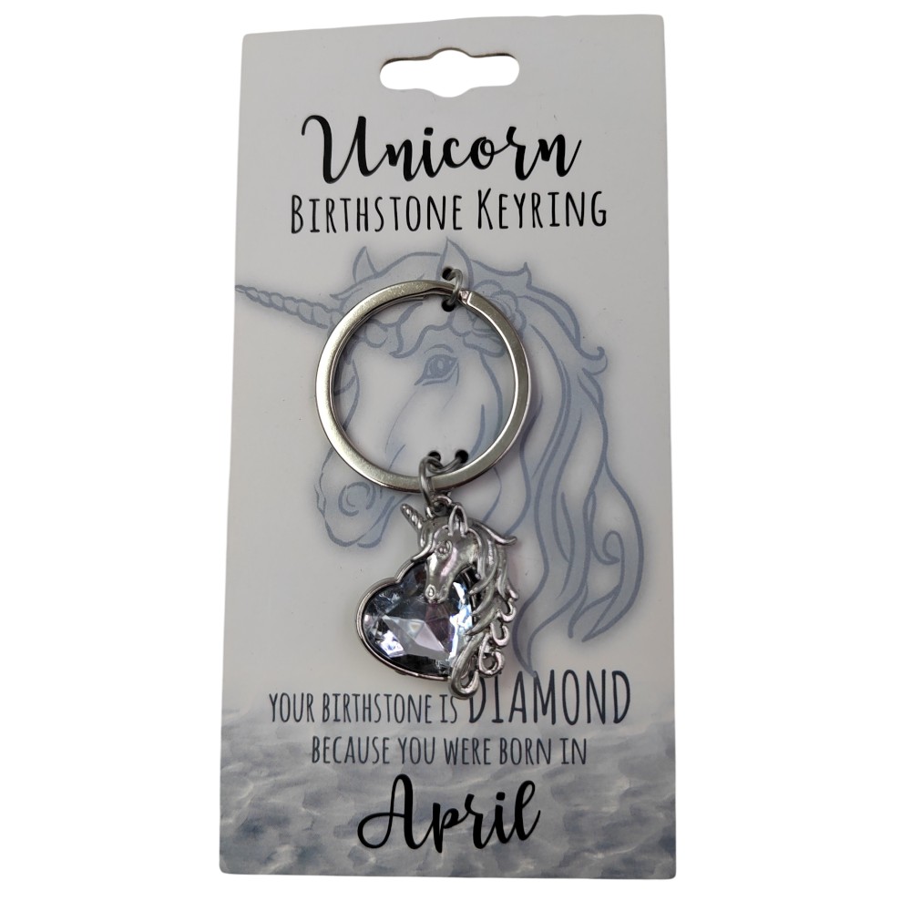 April Unicorn Keyring