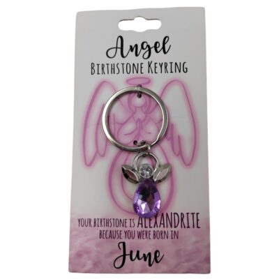 June Angel Keyring