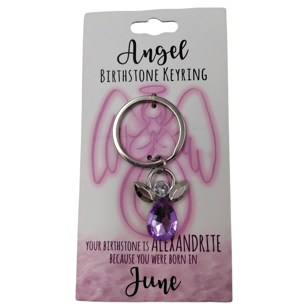 June Angel Keyring