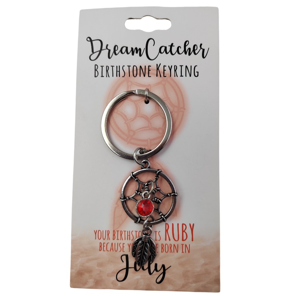 July Dreamcatcher Keyring
