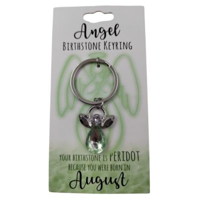 August Angel Keyring