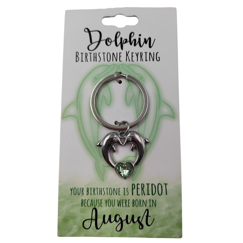 August Dolphin Keyring