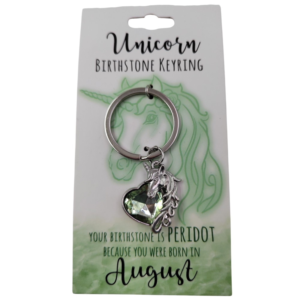 August Unicorn Keyring