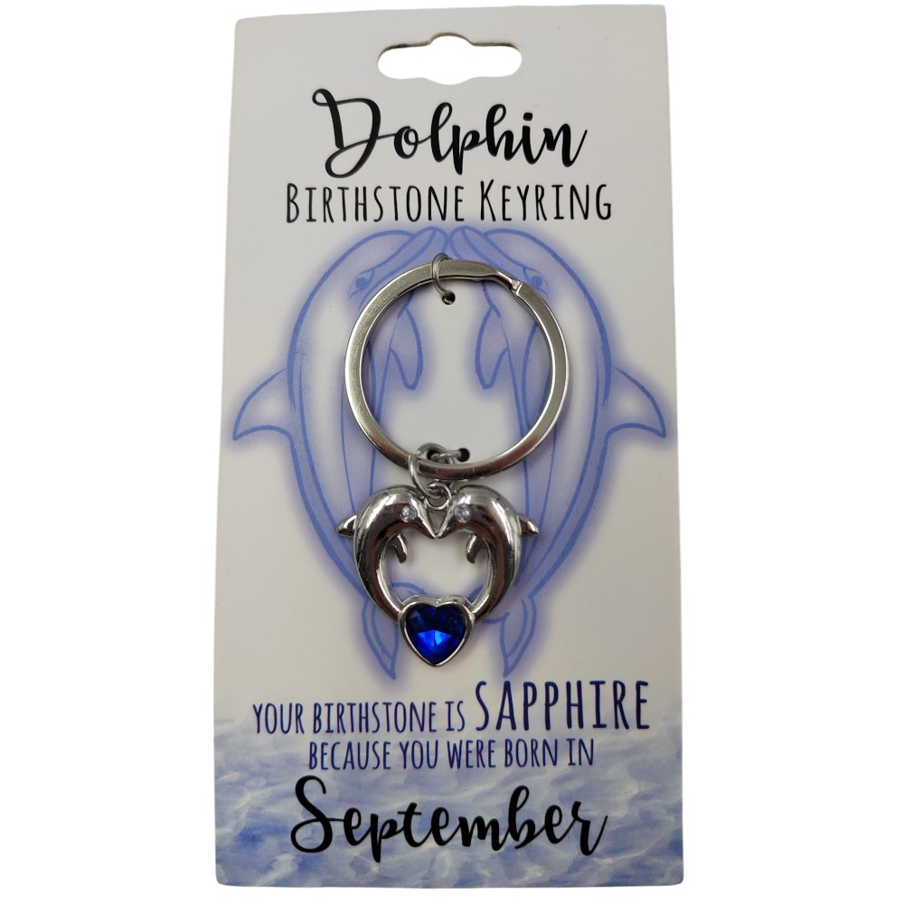 September Dolphin Keyring