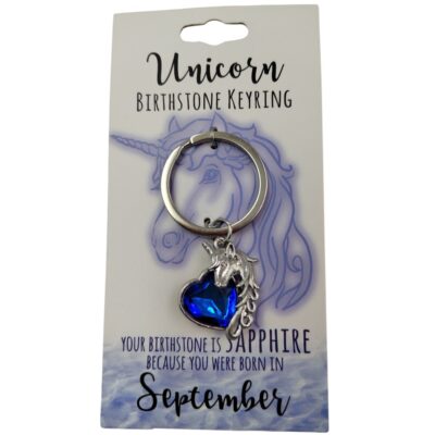 September Unicorn Keyring
