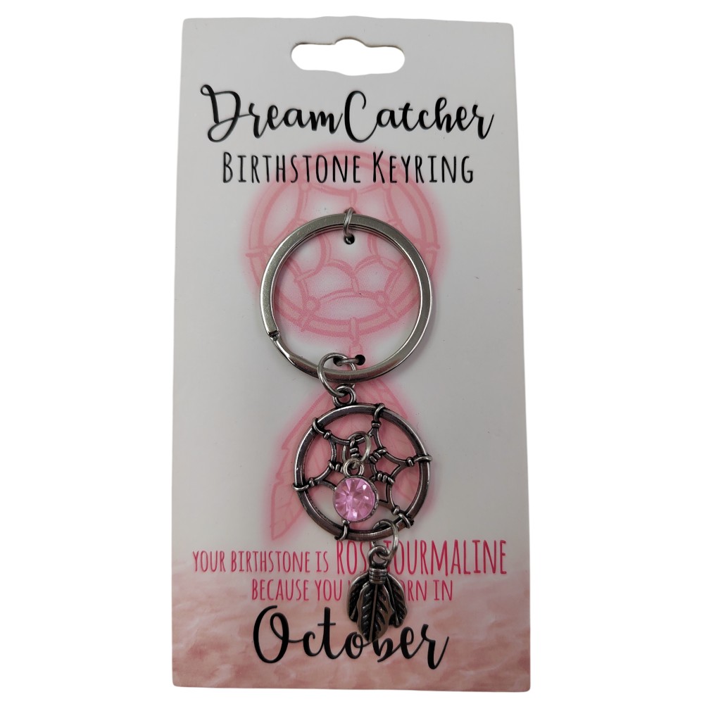 October Dreamcatcher Keyring
