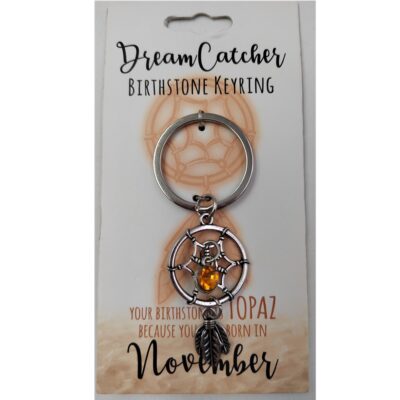 November Dreamcatcher Keyring